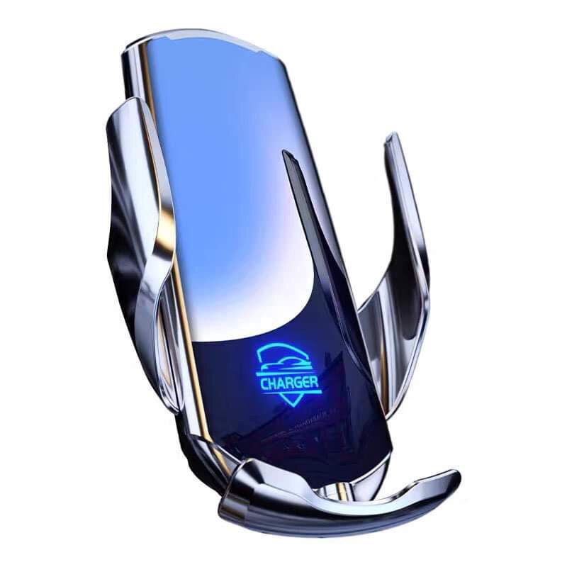 Robot giá đỡ điện thoại trên ô tô tích hợp cảm biến & sạc nhanh không dây, xoay 360 độ