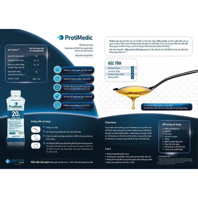 Protimedic 20g đạm dinh dưỡng