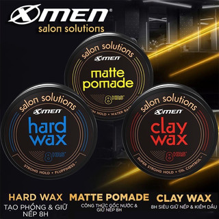  Sáp Vuốt Tóc Xmen Clay Wax Hard Wax Matte Pomade 65g & 70g 
