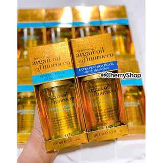 Tinh dầu dưỡng dành cho tóc khô OGX Renewing Argan Oil of Morocco Penetrating Oil (100ml)