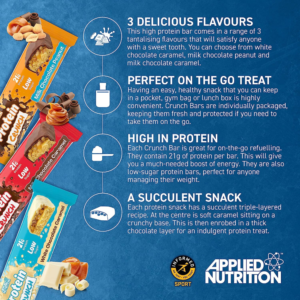 Thanh Protein Applied Protein Crunch Bar (01 thanh x 60g)
