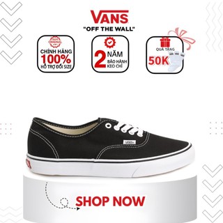vans authentic đen trắng CHÍNH HÃNG nam nữ, giày vans cao cấp Full box