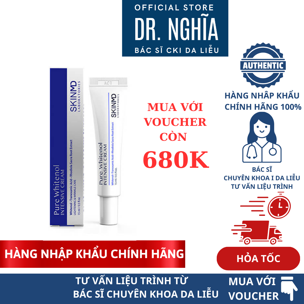 [NHẬP KHẨU CHÍNH HÃNG] Kem Dưỡng Da Skinmd Cream dưỡng sáng da 15ml - Bác sĩ Nguyễn Nghĩa