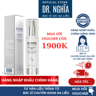 Bộ chăm sóc da Nám Tầng Sâu và dưỡng trắng da Skinmd Pure Whitenol Intensive Serum 50ml BS NGHĨA