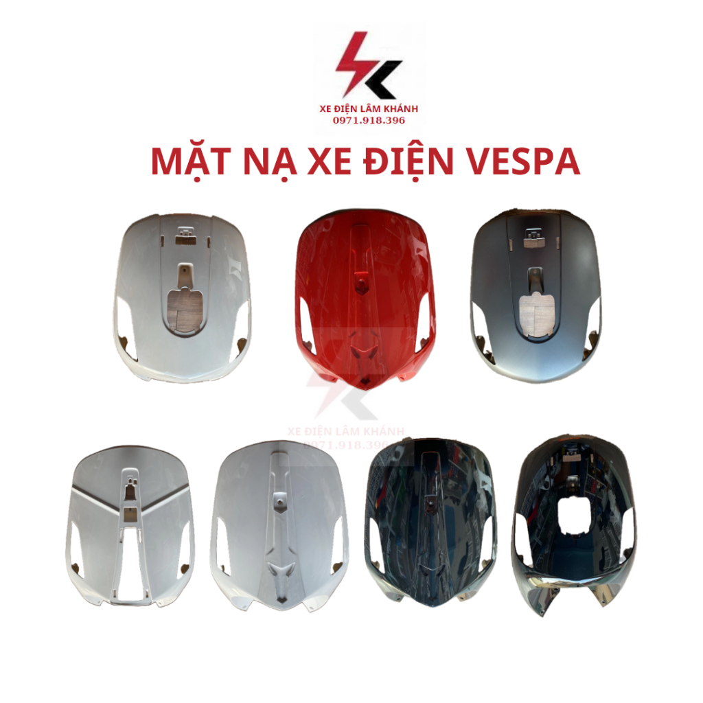 Mặt nạ to xe điện Vespa Dibao các loại, Ốp mặt trước xe điện Vespa các loại - nhựa đẹp