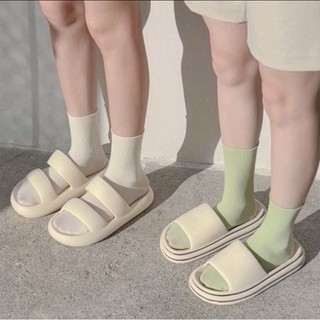 Tất Nữ Cổ Cao Vớ Trơn Unisex Basic Đủ Màu