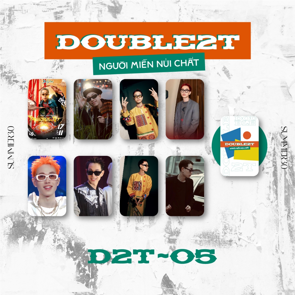 - SẴN Set 8 card bo góc Double2T fanmade