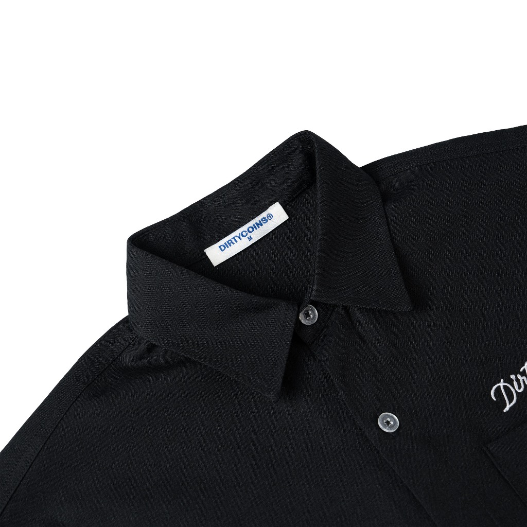 Áo Sơmi DirtyCoins Rope Print Relaxed Shirt - Black