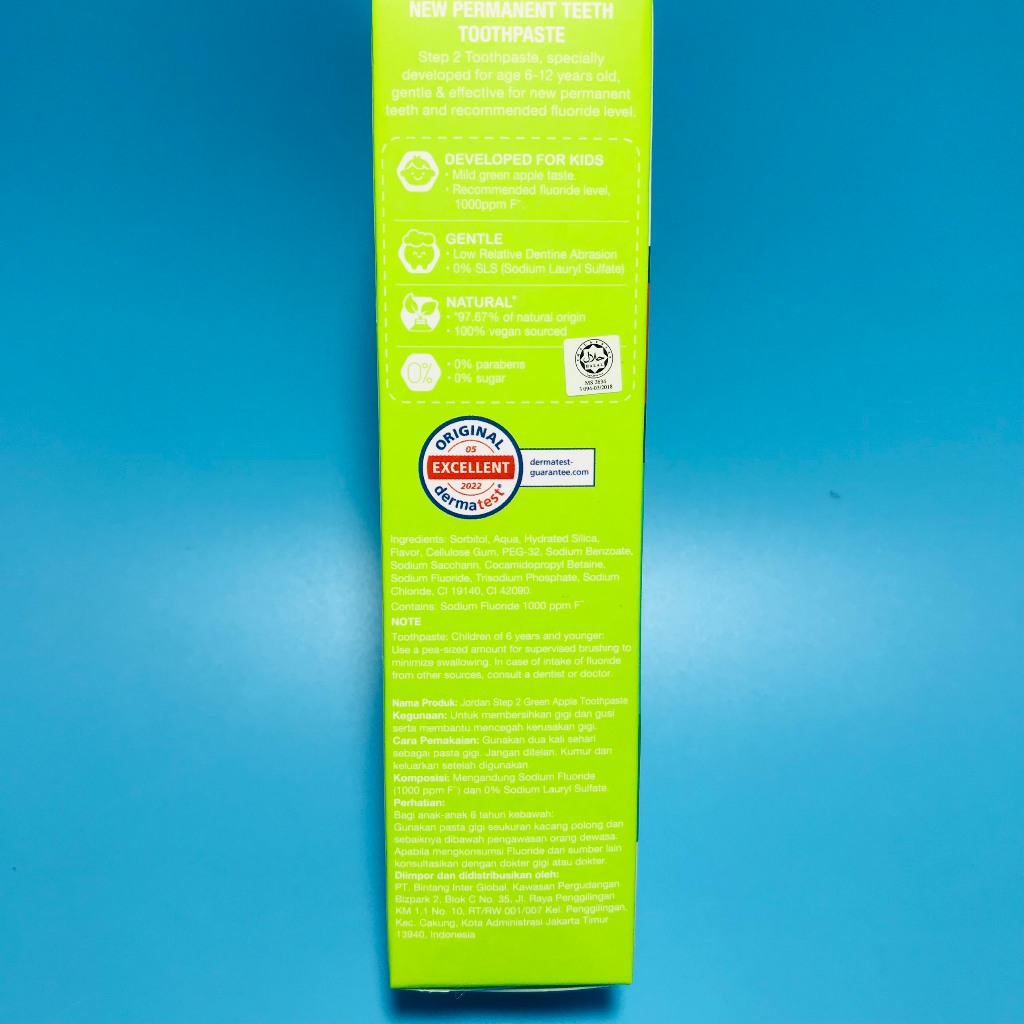 Kem Đánh Răng Jordan Trẻ Em Vị Dâu Tây&Vị Vải & Vị Nho&Vị Táo 75g