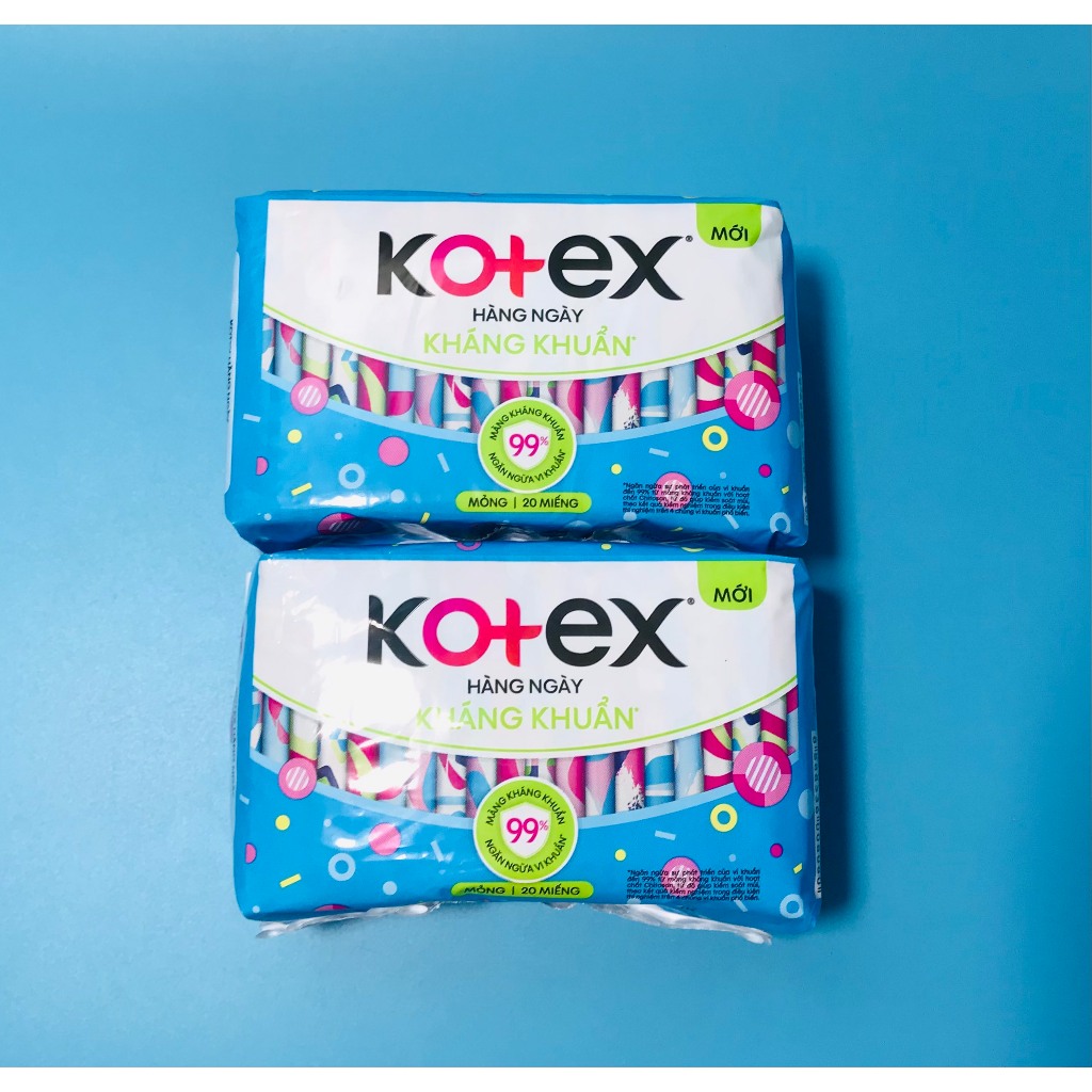 Băng vệ sinh Kotex siêu mỏng hàng ngày 20 miếng -8080