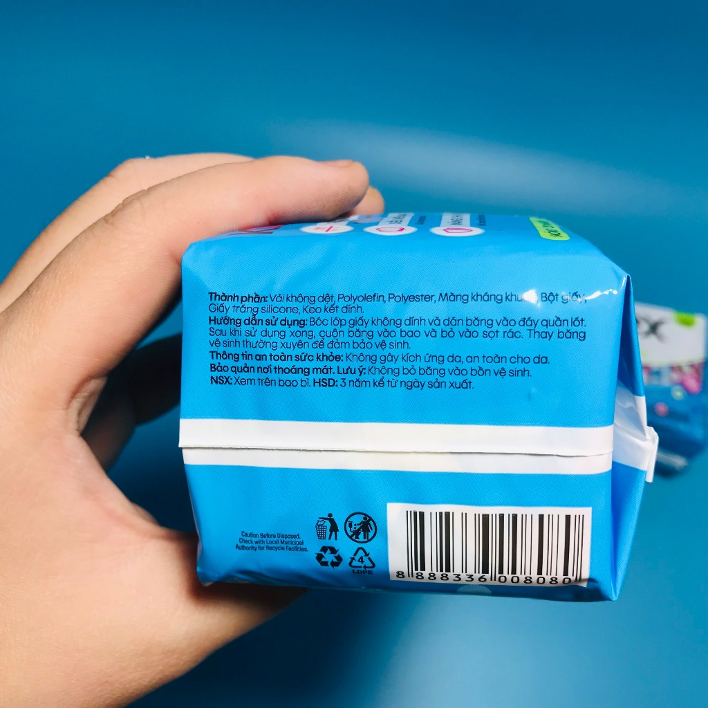 Băng vệ sinh Kotex siêu mỏng hàng ngày 20 miếng -8080