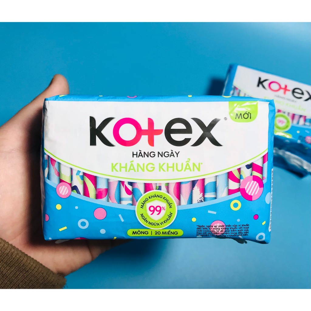 Băng vệ sinh Kotex siêu mỏng hàng ngày 20 miếng -8080