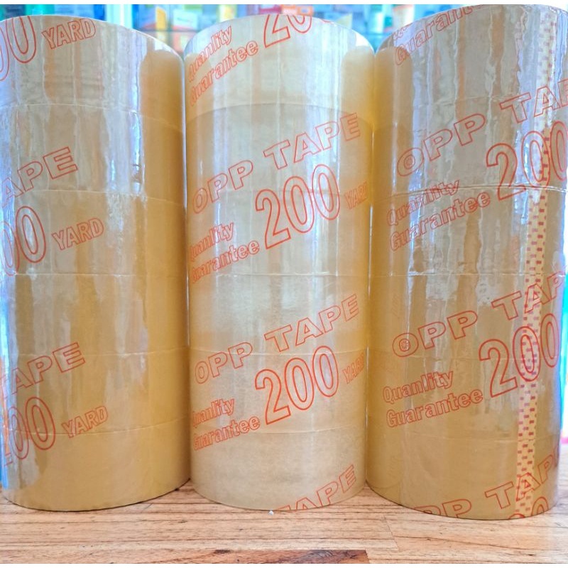 1 Cuộn Băng Keo, Băng Dính Trong 4.8cm - 200Yard, 200Y Dán Thùng, Đóng Gói, Keo Siêu Dính