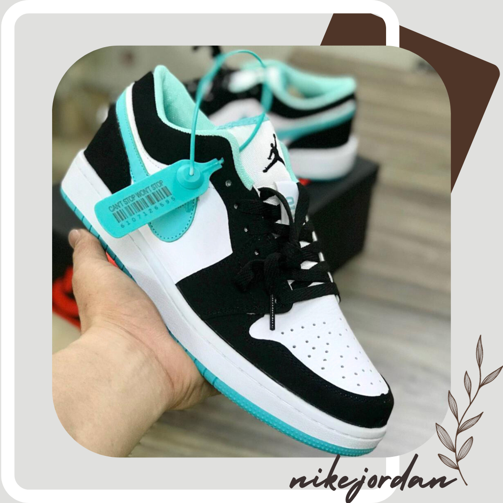 Giày Jordan Cổ Thấp Nam Nữ, Giày Jordan Xám Paris Cổ Thấp Hàng Full Box Bill