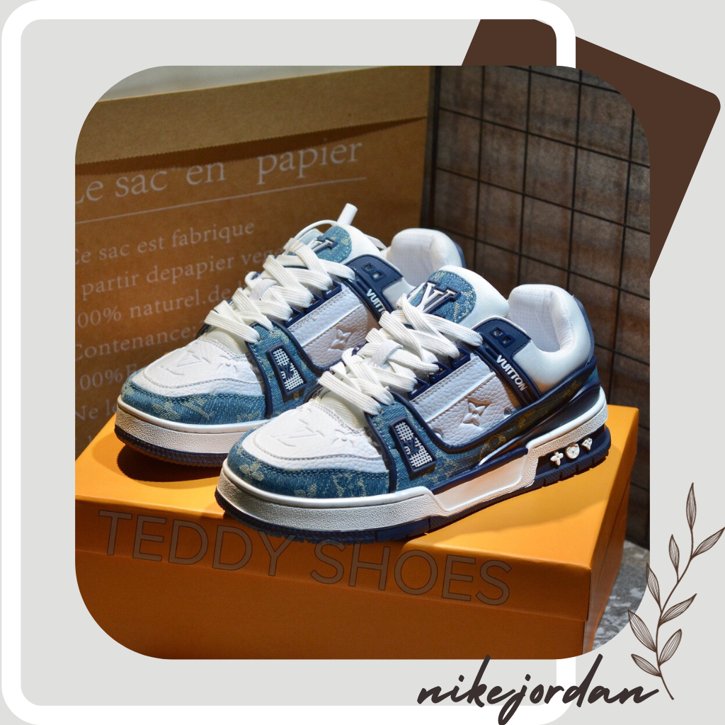 Giày LV Nam Nữ, Giày LV_Louis Vuitton Nam Nữ Hàng Full Box Bill