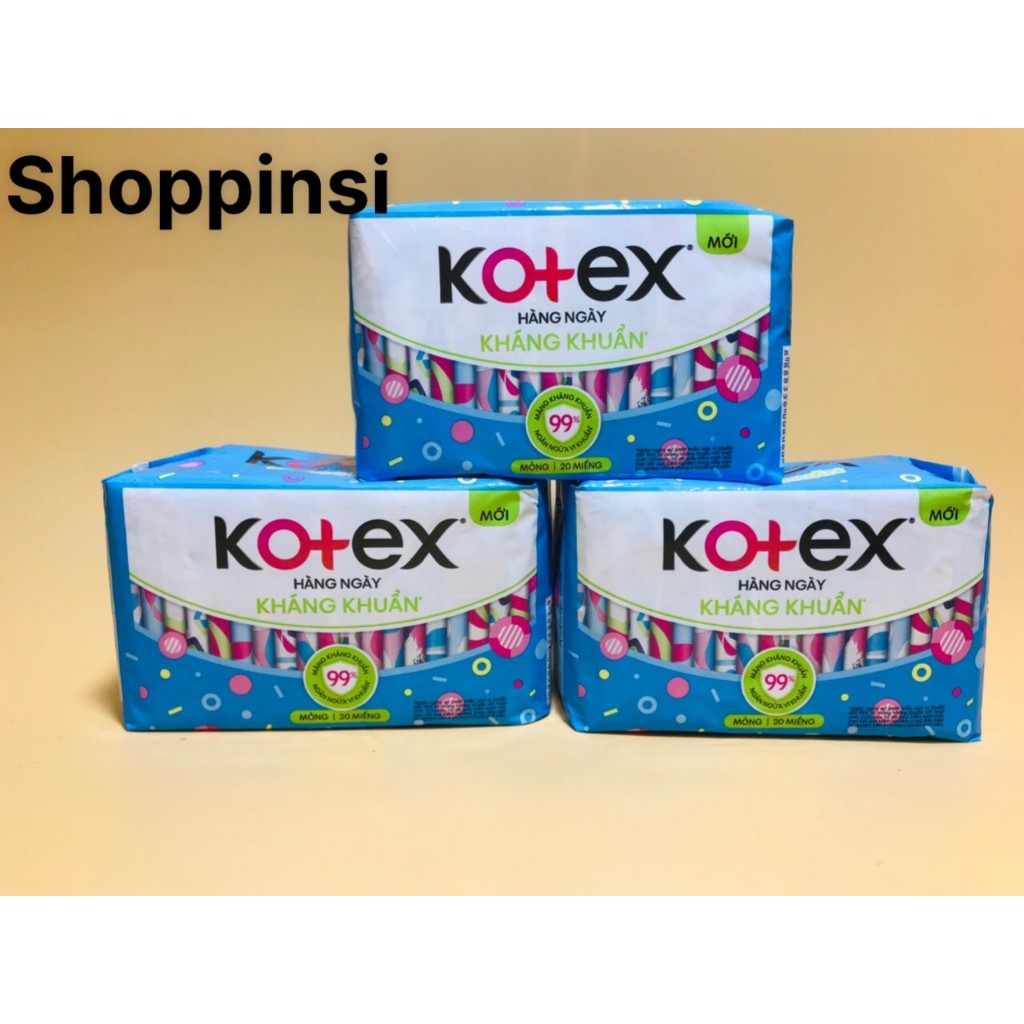 Băng vệ sinh Kotex siêu mỏng hàng ngày 20 miếng -8080