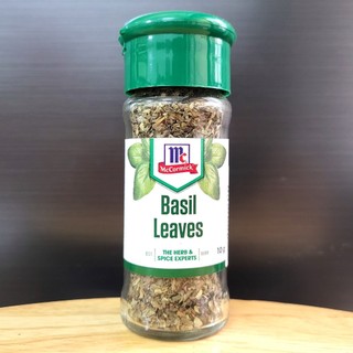 Mccormick - lọ basil 10g - lá húng quế / ai cập / basil leaves the herb & spice experts