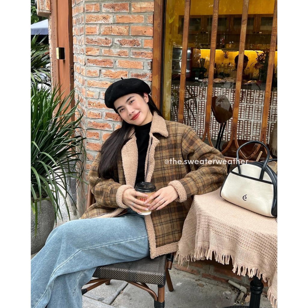 Áo khoác lót lông fom rộng - Retrostyle - Aokhoac007