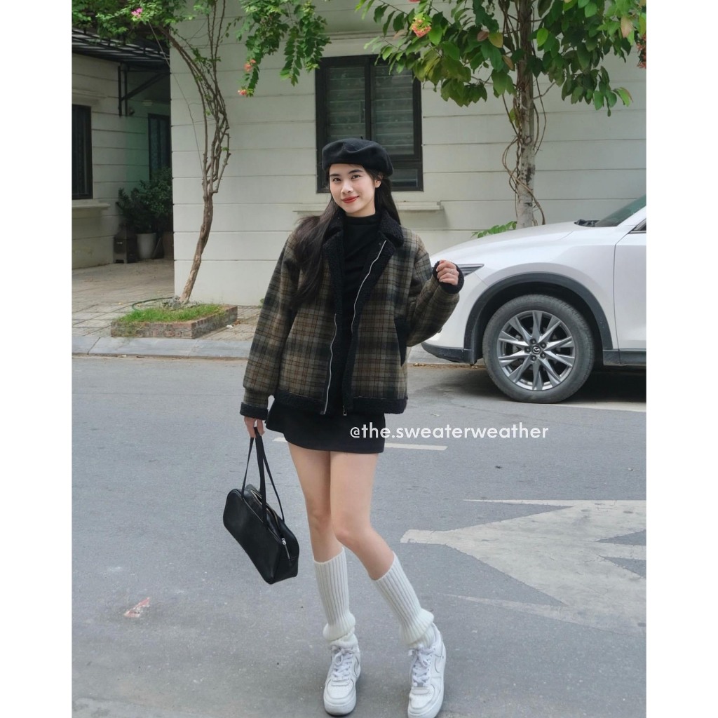 Áo khoác lót lông fom rộng - Retrostyle - Aokhoac007
