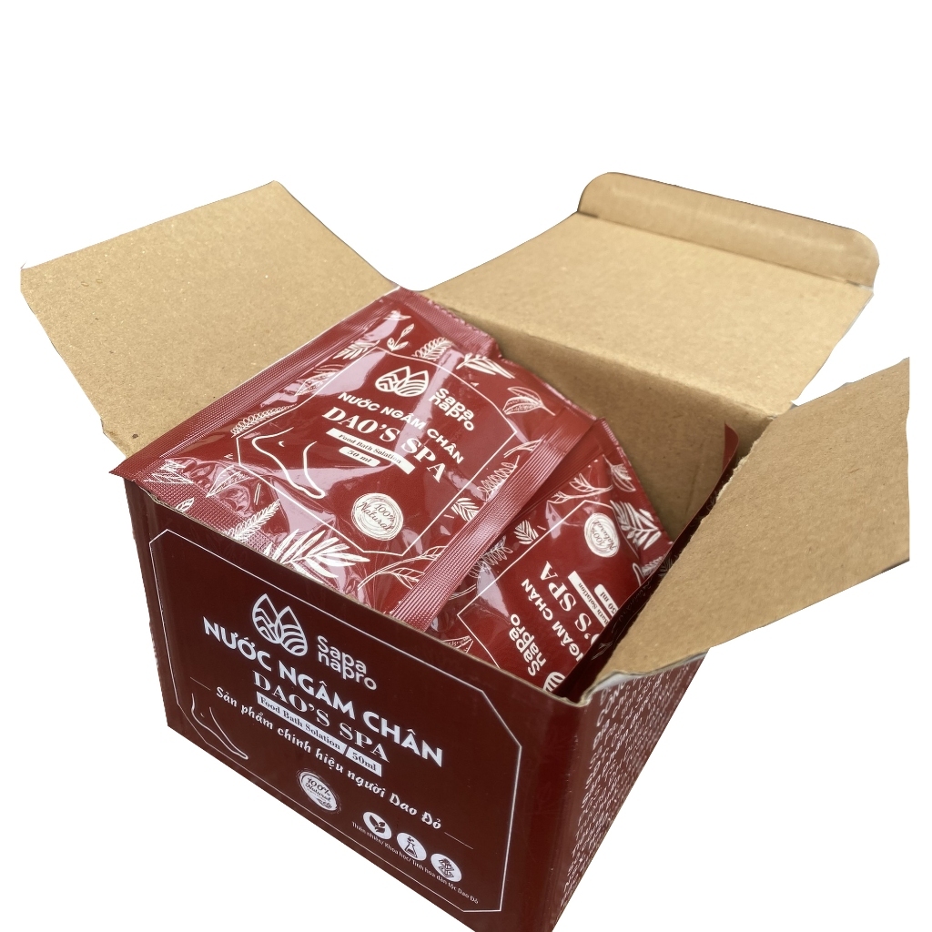 Nước ngâm chân thảo dược Dao's Spa chính hãng thư giãn giúp ngủ ngon ngủ sâu giấc, không bị lạnh chân vào mùa đông