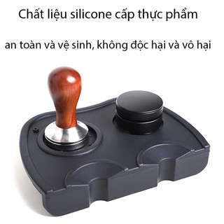 Sẵn sàng trong kho | Miếng lót tamper bằng silicon đơn chất liệu cao su tự nhiên tamper mat
