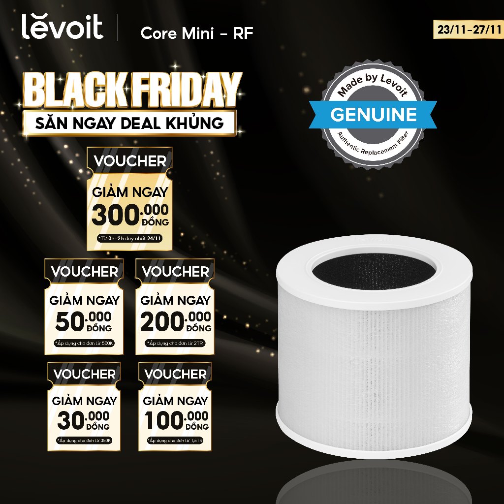 Lõi Lọc Diệt Khuẩn Cho Máy Lọc Levoit core mini | Hàng Chính Hãng