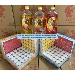 1 thùng 6 chai dầu cát tường dầu lưu ly nặng 1kg dầu thắp đèn dâng hương