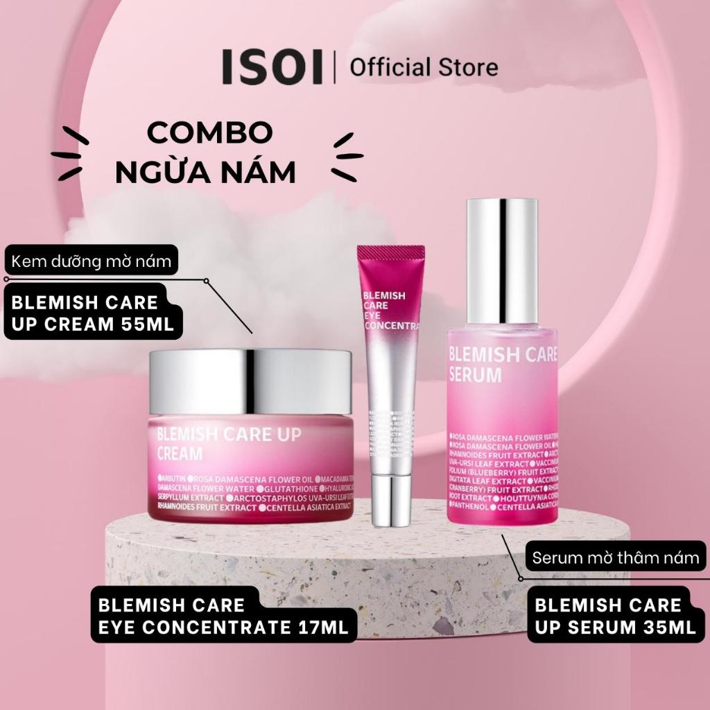 Bộ 3 sản phẩm mờ nám, sáng da ISOI Blemish Care Up