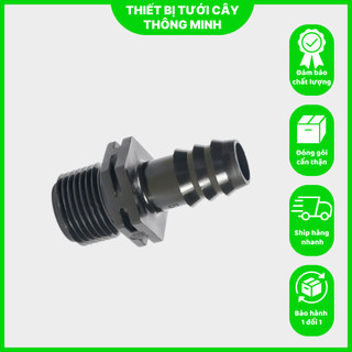 Nối Ren Ngoài 21/27 Ra Ống Ldpe 16mm - Dùng Cho Hệ Thống Tưới Nhỏ Giọt / Phun Sương - Nối Từ Ống 21/27 Sang Ống Ldpe 16