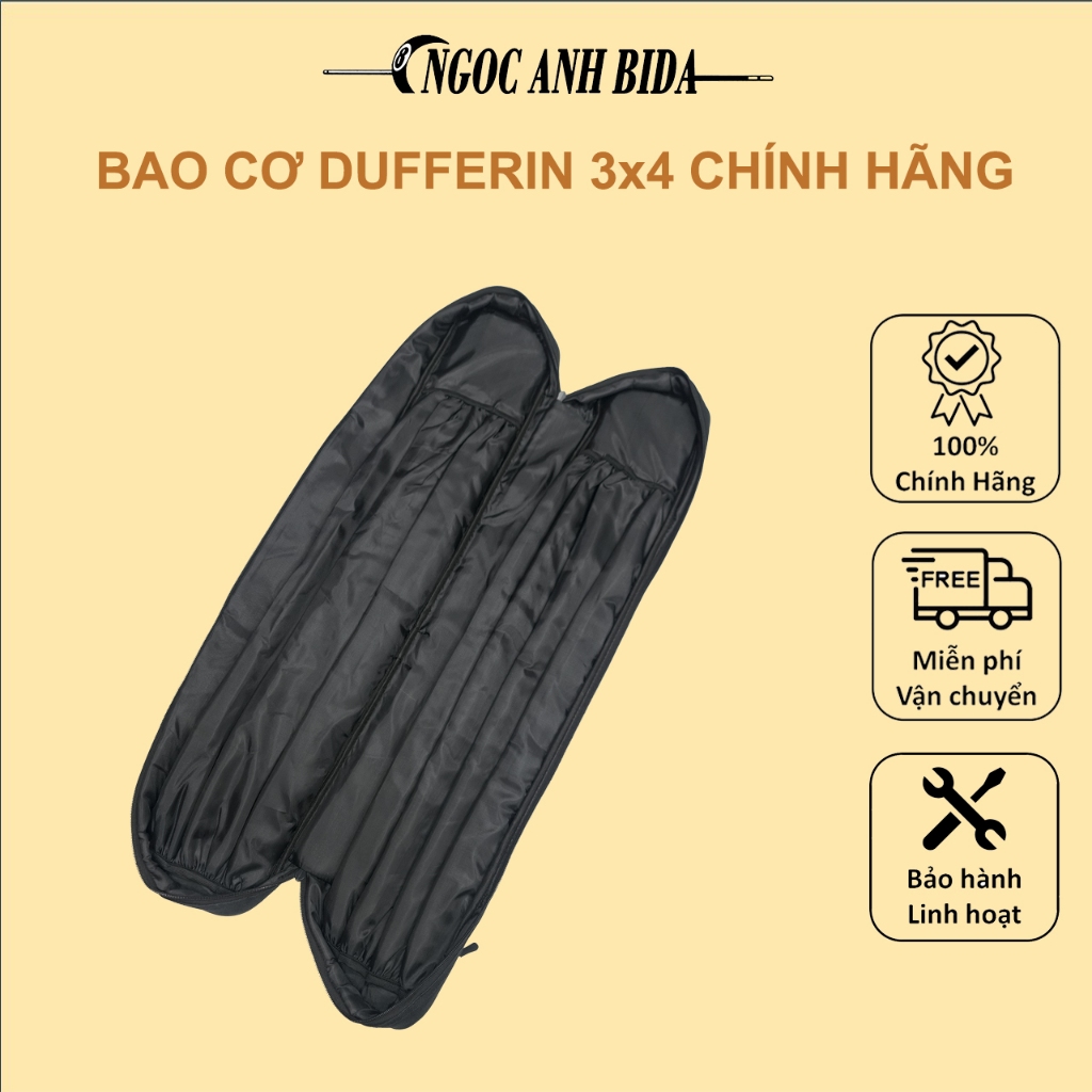 Bao cơ DUFFERIN 3x4  Chính Hãng, 2 quai đeo