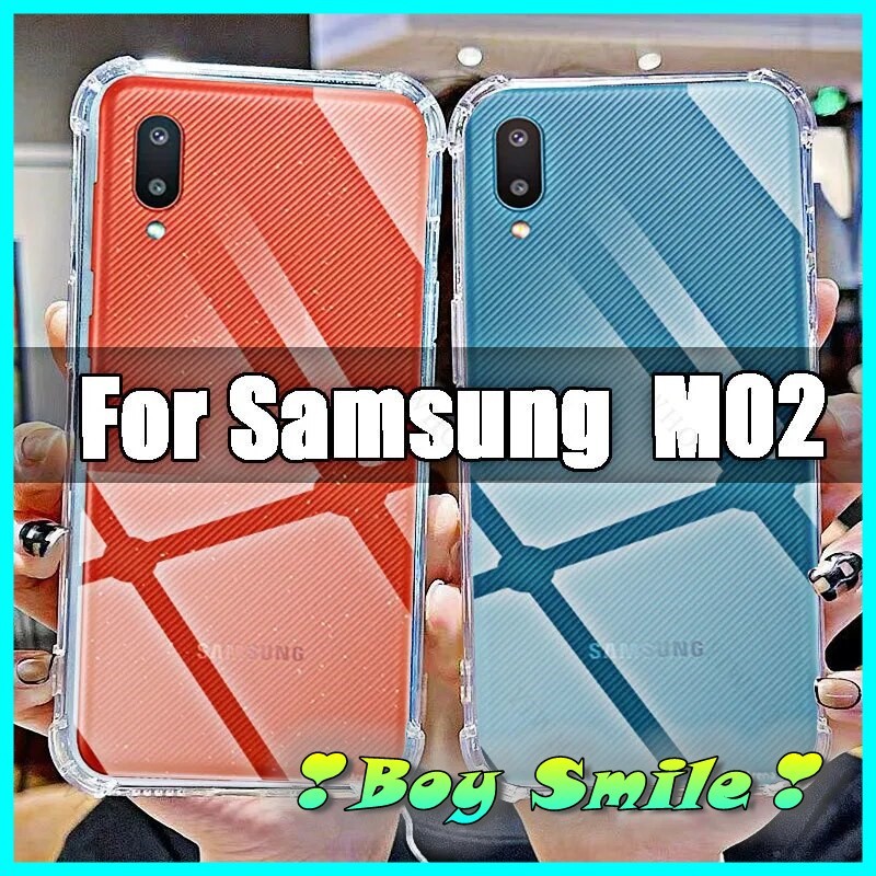 Samsung M02 Ốp Lưng chống va đâp Anti Shock cho Samsung M02 Trong Suốt Siêu Rẻ