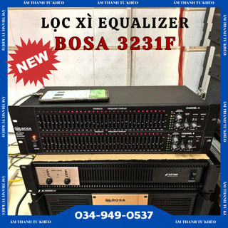 Lọc Xì Equalizer BOSA 3231F Chính Hãng - 64 Cần Chỉnh Âm Chuyên Nghiệp - Có Đèn Báo Tần Số