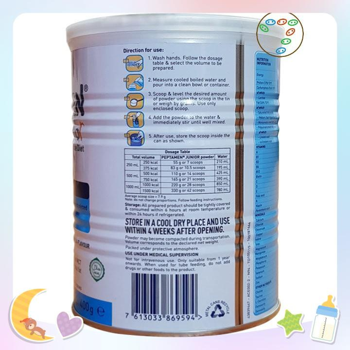 Thùng sữa Nestlé Peptamen Junior 400g