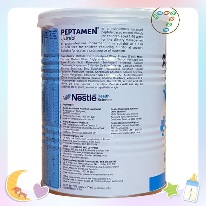 Thùng sữa Nestlé Peptamen Junior 400g