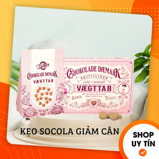 [Chính Hãng] Kẹo Giảm Cân Đan Mạch Socola Chokolade Daemark Vaegttab 40 viên