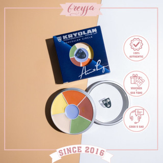 Bảng che khuyết điểm, triệt sắc Kryolan Mini 3g, 6 ô màu che mọi khuyết điểm - Freyja.Store