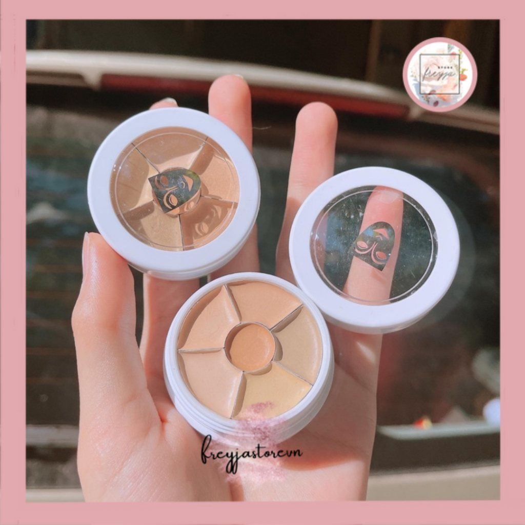 Bảng che khuyết điểm, triệt sắc Kryolan Mini 3g, 6 ô màu che mọi khuyết điểm - Freyja.Store