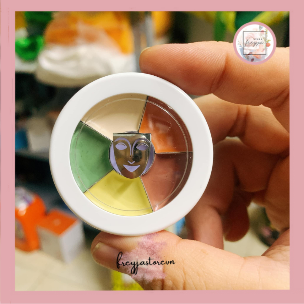 Bảng che khuyết điểm, triệt sắc Kryolan Mini 3g, 6 ô màu che mọi khuyết điểm - Freyja.Store