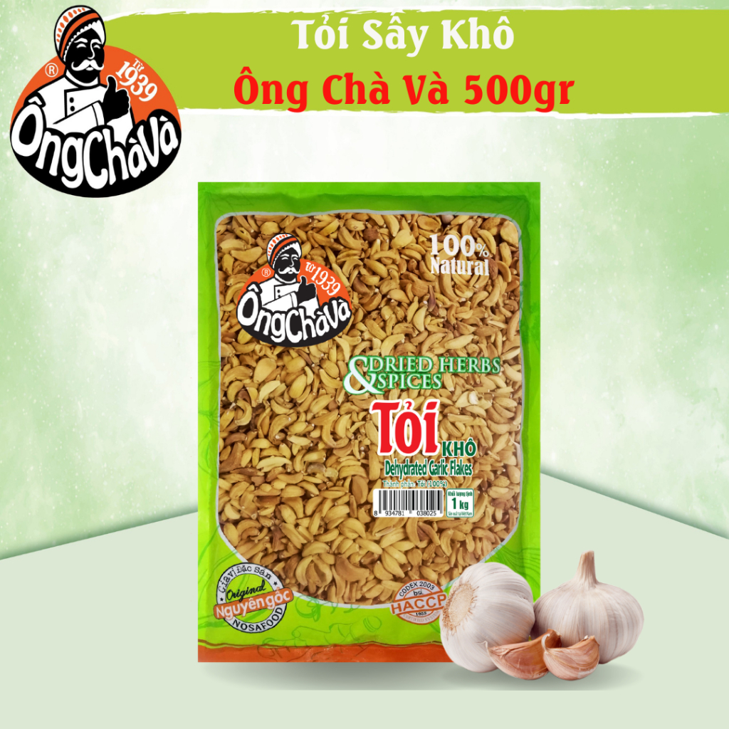 Tỏi Khô Nguyên Tép Ông Chà Và 1kg (Dried Garlic)