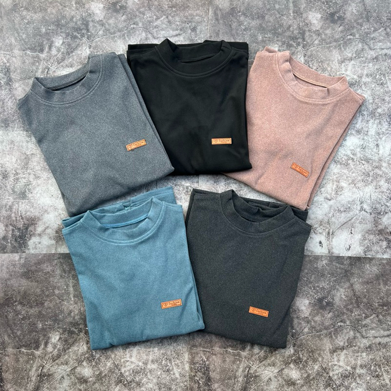 Áo giữ nhiệt nam, áo thể thao nam dài tay, chất liệu nỉ dày ấm co giãn thoải mái