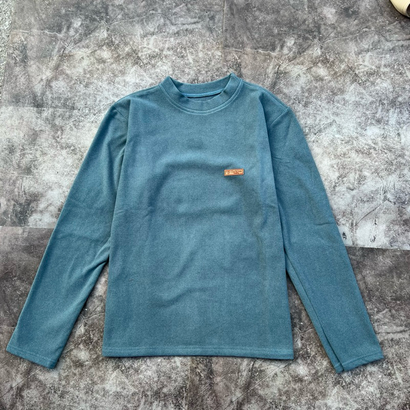 Áo giữ nhiệt nam, áo thể thao nam dài tay, chất liệu nỉ dày ấm co giãn thoải mái