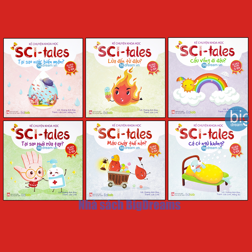 Sách - Song Ngữ Kể Chuyện Khoa Học SCI-Tales (Quyển Lẻ) - Phát triển tư duy cho bé - Truyện kể trước giờ đi ngủ