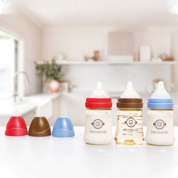 Bình sữa Grosmimi 200ml/260ml Hàn Quốc chính hãng, bình trơn đủ màu