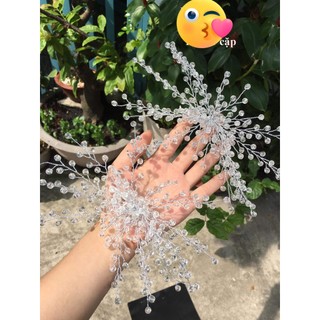 Cặp cài tóc handmade -phụ kiện ngành cưới