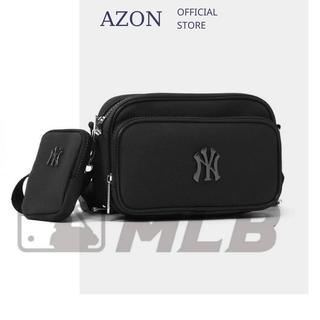 Túi đeo chéo mlb ny chất liệu da cao cấp , túi đeo chéo ny vải da si chống nước thời trang nam nữ _ azon 03