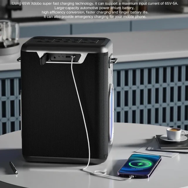 Loa Karaoke Bluetooth 5.3 XDOBO PARTY 1981 Công Suất 300W, Chống Nước IPX6, Hỗ Trợ Hát Karaoke, Thẻ TF, USB, Jack 6.5MM