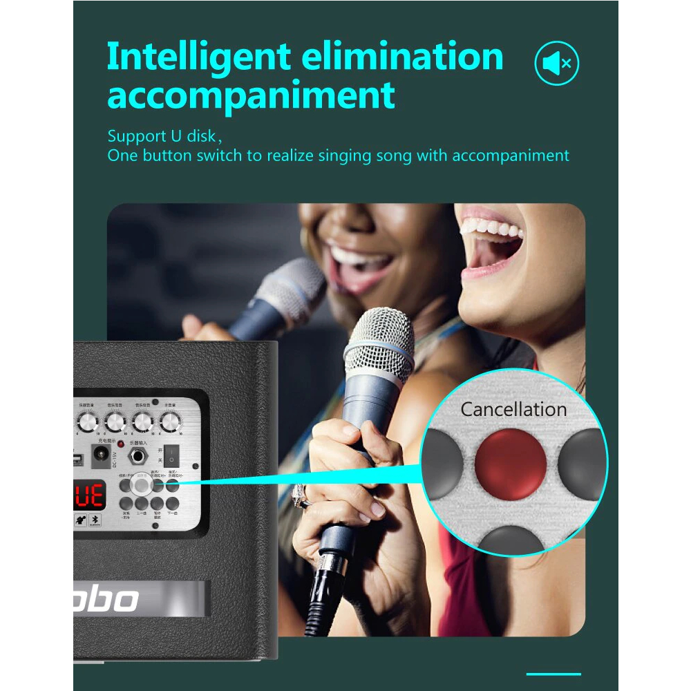 Loa Karaoke Bluetooth 5.0 XDOBO THUNDER 1978 Công Suất 150W, Chống Nước IPX6, Hỗ Trợ Hát Karaoke, Thẻ TF, USB,Jack 6.5MM