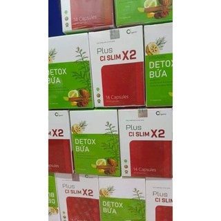  Viên uống giảm cân Cislim X 2   phiên bản mới của Cislim   mua 1 tặng 1 detox quả bứa siêu hủy mở. 
