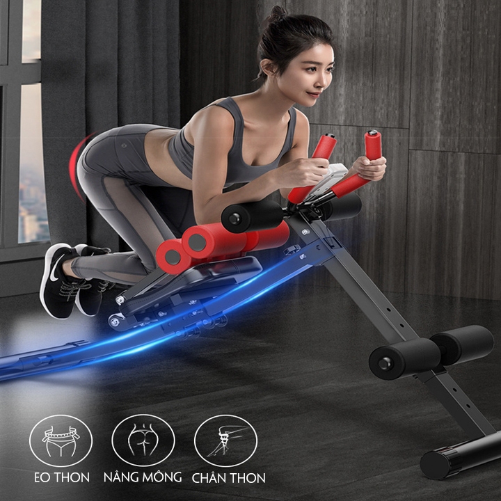 Máy Tập Bụng - Máy Tập Gym Tại Nhà - Máy Tập Thể Dục Gấp Gọn Tiết Kiệm Không Gian