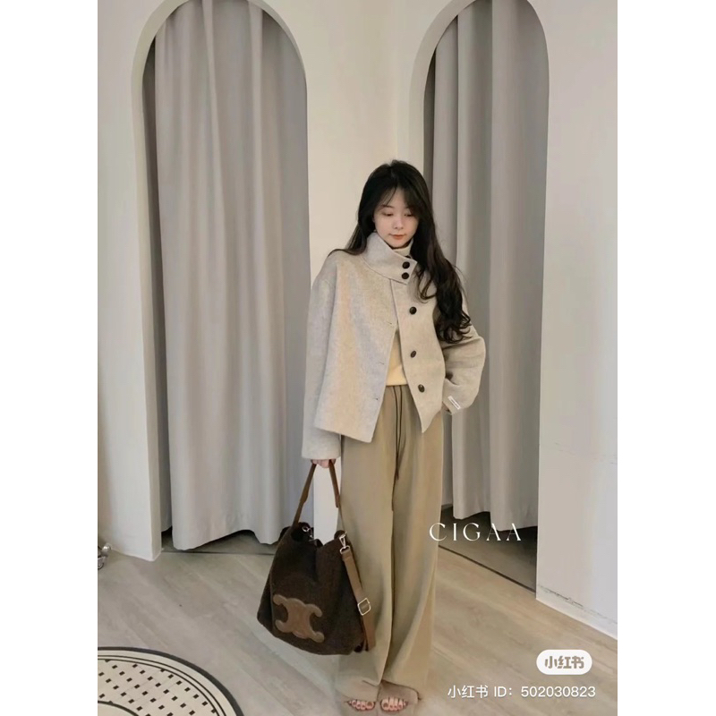 Túi đeo vai celine lông cừu size40